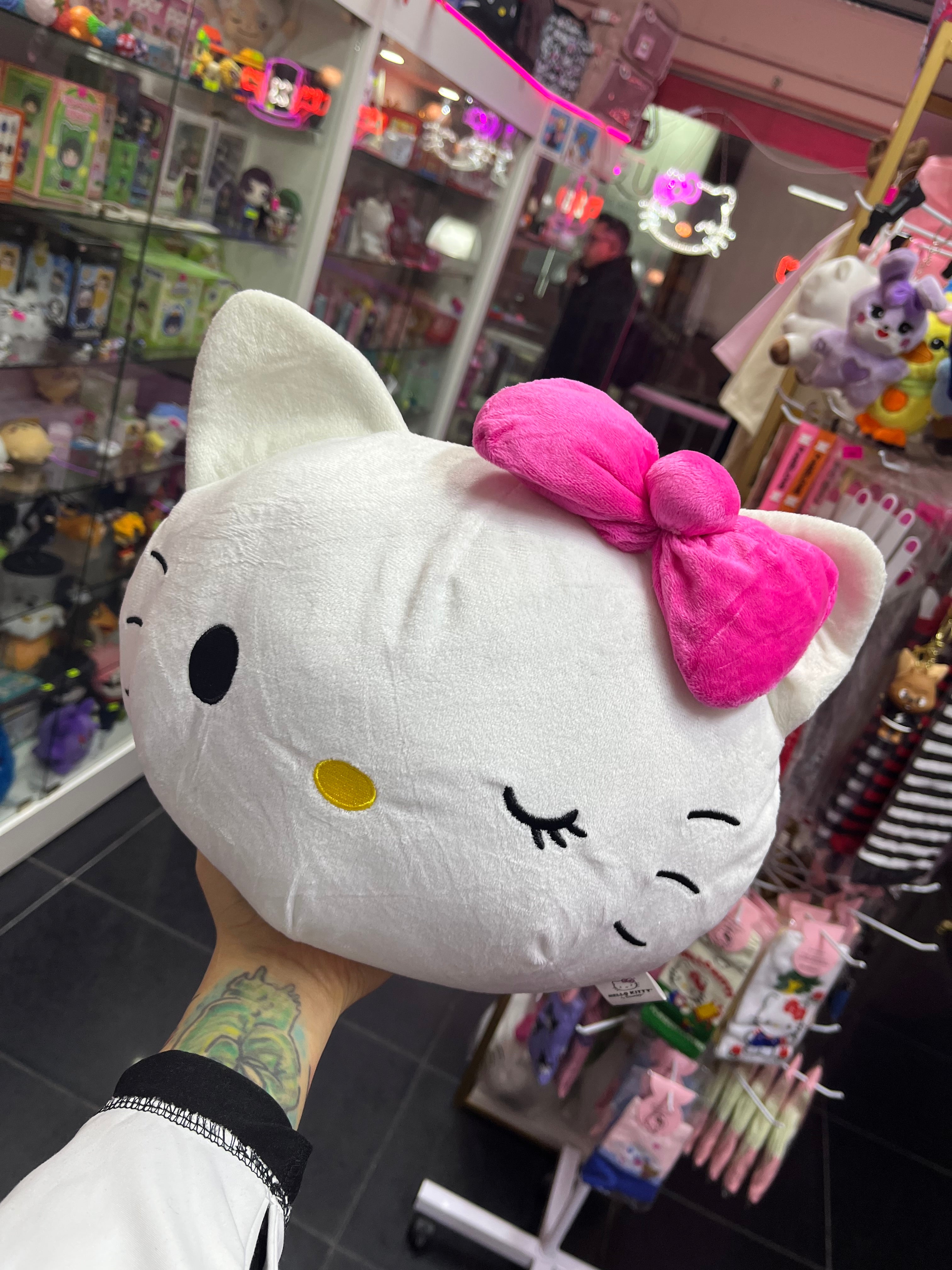 Cojín peluche hello Kitty & Kuromi
